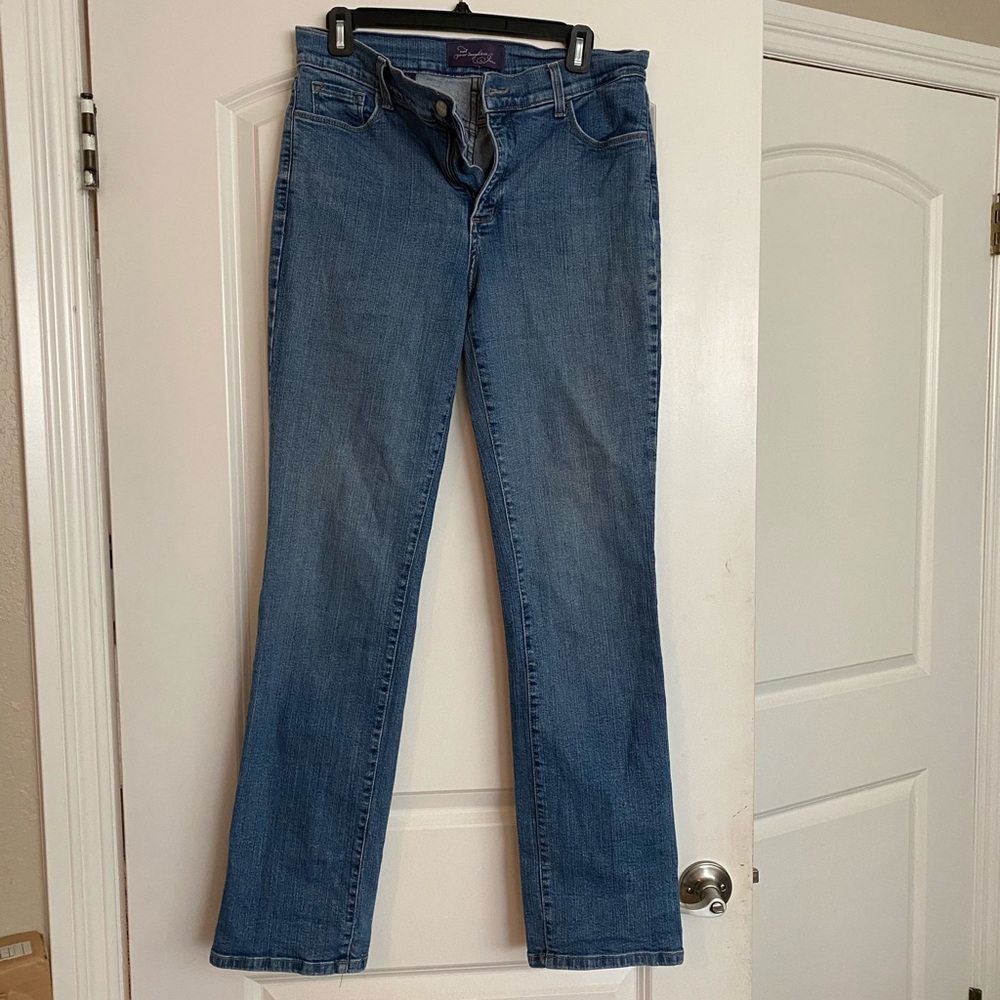 NYDJ Jeans with Embellished Pockets